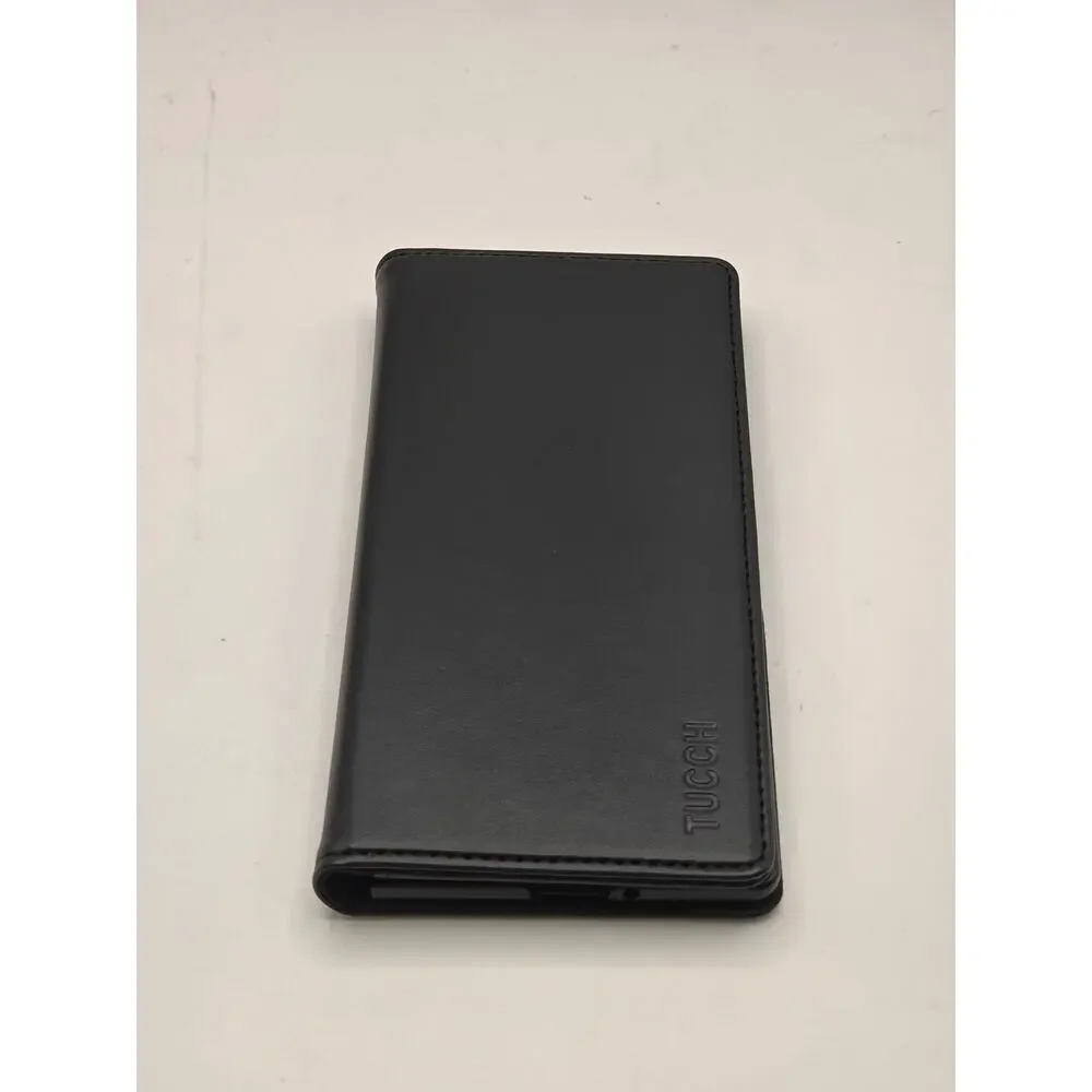 Wallet Case Samsung Galaxy Z Fold 8 Black RFID Card Slots Ring Stand